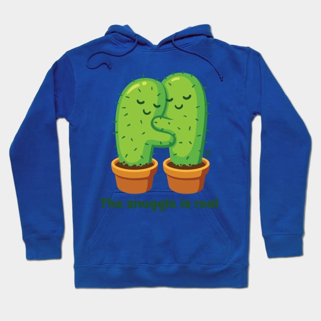 SNUGGLE IS REAL Hoodie by toddgoldmanart